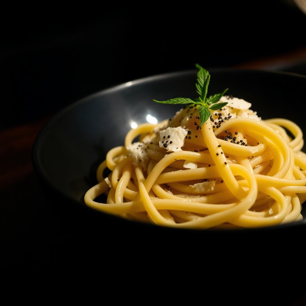 Pâtes du soir — Pâtes fraîches, ingrédients de saison, parmesan affiné.